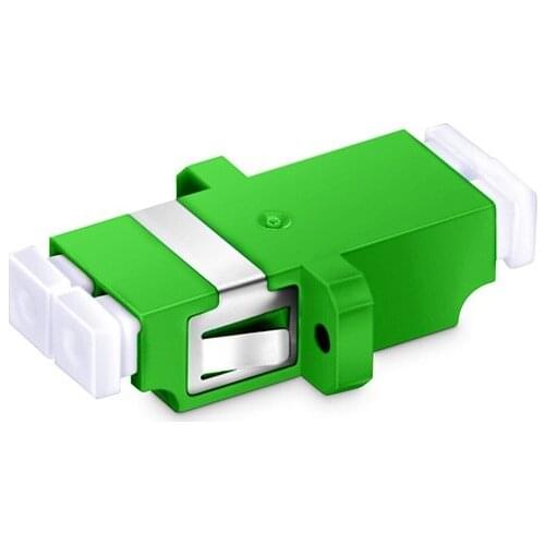 Free Shipping 200 pcs/lot LC APC SM Single Mode Fiber Optical Adapter Duplex