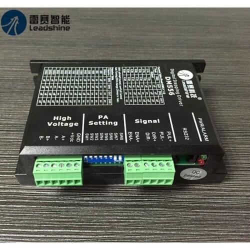 Free shipping New Leadshine DM556 2-phase Digital Stepper Drive work 36-60 VDC 2.1A to 5.6A for Associated products NEMA23 motor