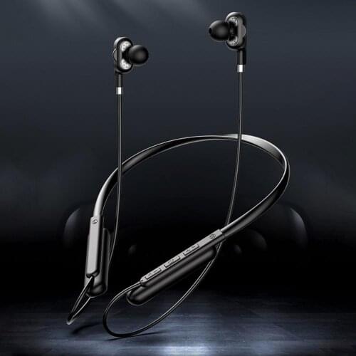 For Xiaomi Huawei Bluetooth Neckband Earphone In-Ear Stereo HIFI Headphone With Mic Handsfree Earbuds TF card sports headset