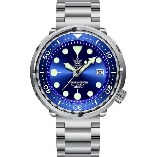 STEELDIVE SD1975 Luxury Watch 300M Waterproof Mechanical Wristwatch C3 Luminous Clock Sapphire Mirror Mens Automatic Dive Watch