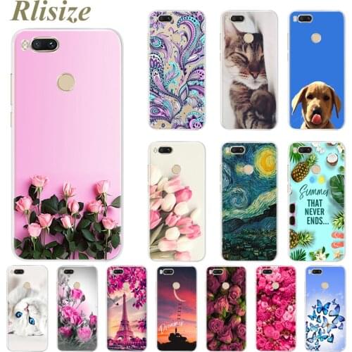 Phone Cases for Xiaomi Mi 5X A1 Mi5X MiA1 Cover Soft Silicone TPU Phone Back Covers for Xiaomi Mi A1 5X Ultra Thin Coque Bumper