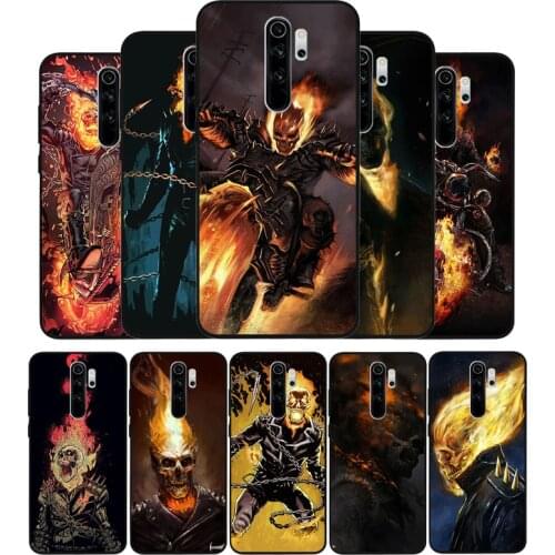 Ghost Rider Soft Silicone black Phone Case For Redmi 4A 4X 5PLUS 5A NOTE 9S 9 8T 8 7 6 5 4 PRO