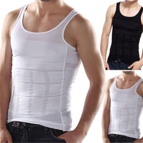 Men Body Slimming Tummy Shaper Belly Underwear shapewear Waist Girdle Shirt