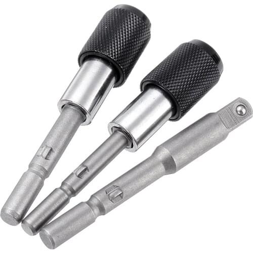 Electric Screw Rod 801/802 Batch Head Socket Rod Electric Screwdriver Self-Locking Adapter Rod Change Wind Bit Socket Extension