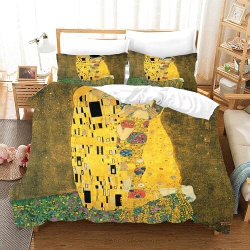Oil Painting Bedding Set Abstract Fashion Art Modern Luxury Duvet Cover Sets Comforter Bed Linen Queen King Single Size Dropship