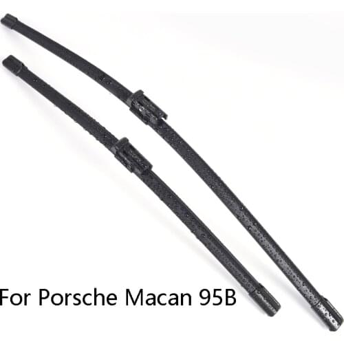 Car Windshield Wiper Blades For Porsche Macan 95B from 2014 2015 2016 2017 Car Windscreen wiper Rubber