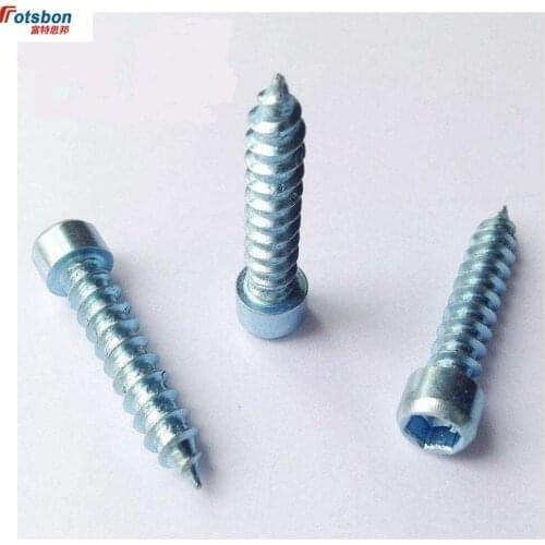 M2.6 Hexagon Socket Cheese Head Self tapping Screws Sharp Tail Screw Hex Tornillo Parafuso Allen Vis Vida Rvs Imbusy Viti WS9200