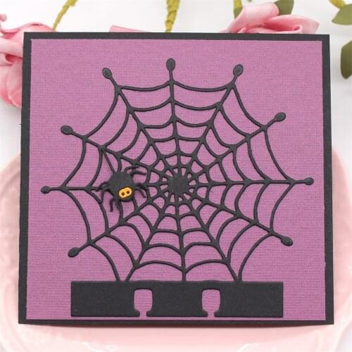 YPP CRAFT Spider Web Memorydex Metal Cutting Dies Stencils for DIY Scrapbooking Decorative Embossing DIY Paper Cards