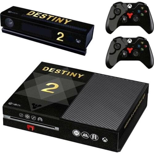 Destiny 2 Skin Sticker Decal For Xbox One Console and Kinect and 2 Controllers For Xbox One Skin Sticker Vinyl
