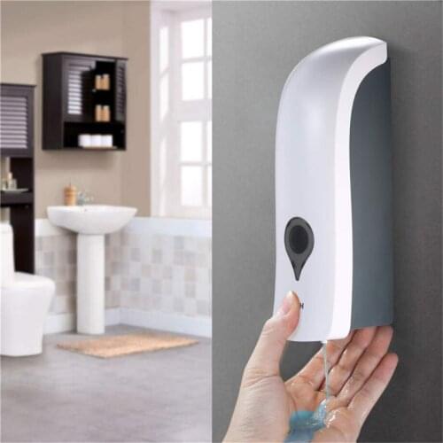 Bathroom Liquid Soap Dispenser Wall Mounted For Kitchen Plastic Shower Gel Detergent Shampoo Bottle Hotel Home Accessories