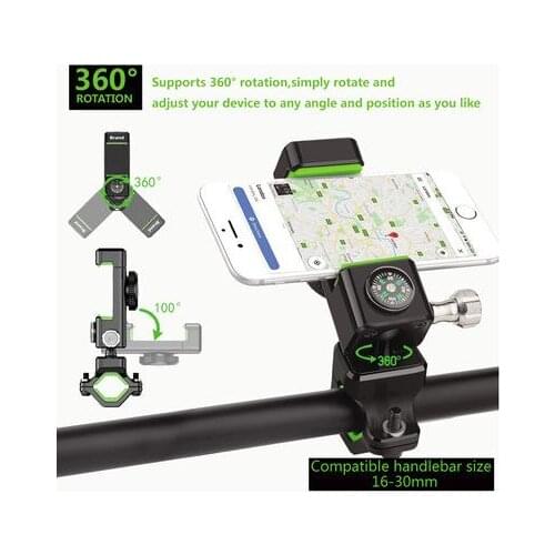 For phone pad Bicycle Phone Holder Stand Anti-shock 360 Rotating Flexible Support 360 degrees Rotating Non-slip cushion design