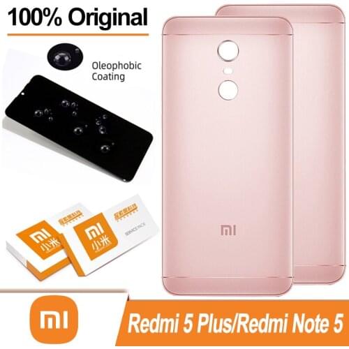 Original Housing For Xiaomi Redmi 5Plus 5 plus Battery Back Cover Mobile Phone Cover Replacement Parts Case