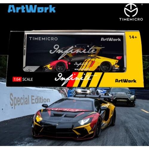 Artwork x TM 1:64 LB Performance Lambo Aventador LP700-4 LB 2.0 Infinite Diecast Model Car