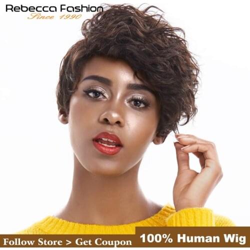 Черные парики Rebecca fashion China At AliExpress