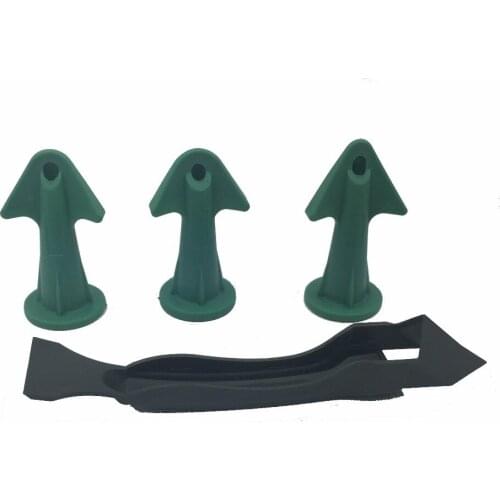 Free Shipping Economy DIY Type Skeleton Caulking Gun with Silicone Sealant Trowel&Scraper Plus Nozzle Set