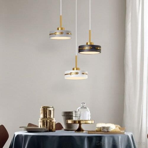 Modern Led Iron Living Room Pendant Light Home Decor Kitchen Hanging Light Bar Cafe Bedroom Stair Dinning Room Light Fixtures