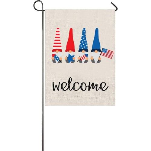 Outdoor Decoration American Independence Day Flag House Courtyard Decoration Yard Decor Banner Home Garden Accessories