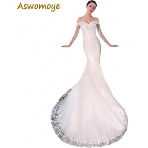 2018 New Fashion Mermaid Wedding Dress Sweetheart Sleeveless Sexy Wedding Dresses Sweep Train Custom Made vestidos de noiva