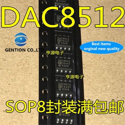 10Pcs DAC8512FSZ SOP8 DAC8512F DAC8512 Data conversion DAC chip in stock 100% new and original