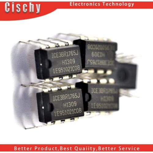 10PCS ICE3BR1765J DIP8 ICE3BR1765 DIP ICE38R1765J DIP-8 3BR1765J