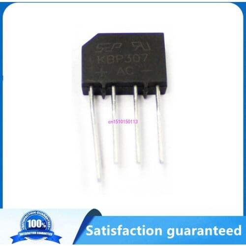 10PCS/Lot KBP307 3A 1000V diode bridge rectifier kbp307 Bridge Rectifier Wholesale