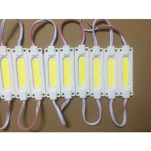 100pcs 2W COB injection led module 12V with lens Waterproof IP67 LED Module lighting Led Sign Backlights For Channel Letters