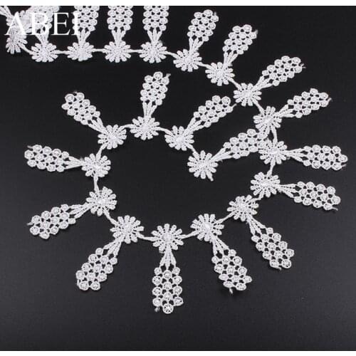 2yards 6cm White Tassel Lace Ribbon for Dress Curtain Table Clothing Edge Sewing Garment Accessories Wedding Craft lace trims