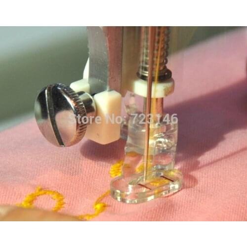 2015 Top Fashion New Sewing Machine Overlock Zig Zag Darning Foot (plastic) Fits Low Shank Machines for Household Sewing Machine