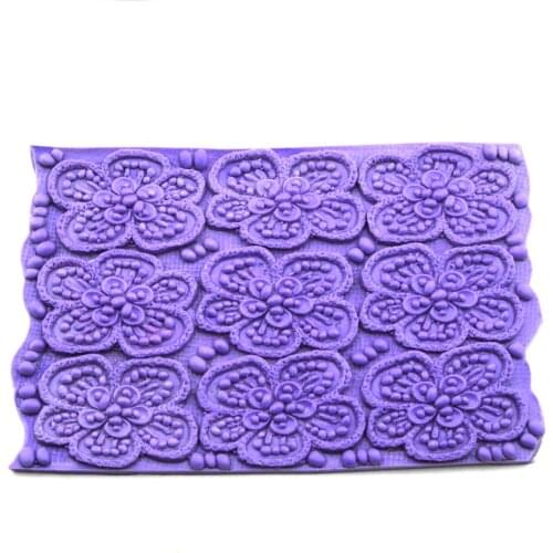 2020 flowers silicone fondant mold cake decoration tools Silicone Flower Fondant Mold Cake Decoration Tool