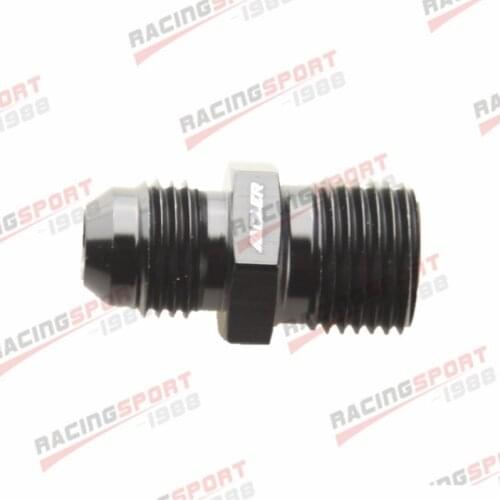 6AN AN-6 Male Flare To M16x1.5 Metric Straight Fitting Black/BLUE