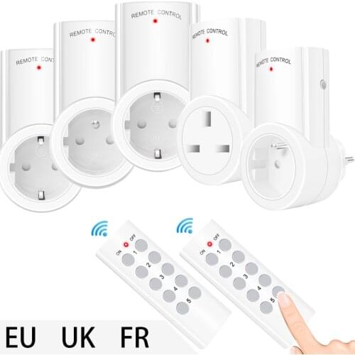 Wireless Smart Remote Control Socket EU 16A Household Energy Saving 433MHZ Electrical Outlet Switch Plug 220V 230V
