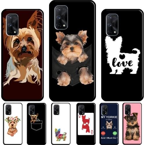 Yorkshire Terrier Dog For OnePlus 9 Pro 8T 7T Nord Case For OPPO Realme GT Neo Q3 6 7 8 Pro 7i C21 C11 C3 Cover
