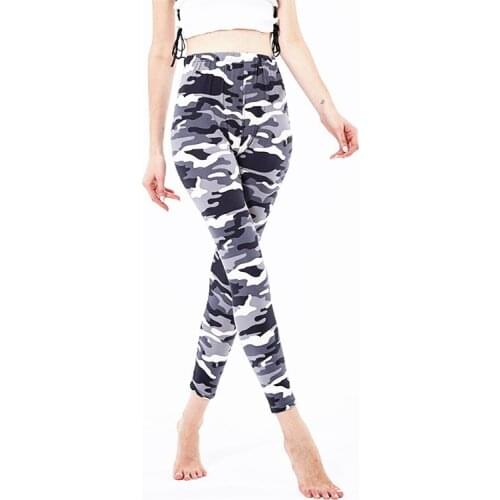 CKAHSBI Camouflage Legging Sport Women Fitness High Elastic Waist Yoga Pants Gym Workout Running Activewear Quick Dry Bottom