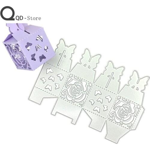 Scrapbook Childrens Puzzle Butterfly Box Metal Cutting Dies Handmade Tools DIY Card Make Mould Model Craft Decoration New 2021