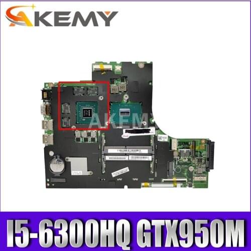 For Lenovo 700-15ISK xiaoxin700-15iSK notebook motherboard 15221-1 448.06R01.0011 CPU i5 6300HQ GPU GTX950M 4GB 100% test work