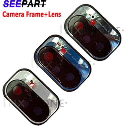 For Xiaomi Poco F3 Rear Camera Lens Back Main Camera Glass Cover For Xiaomi Poco F3 Camere Frame