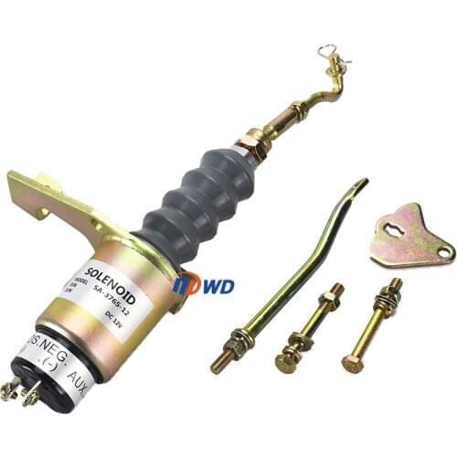 SA-3765-12 12VDC Lefthand Fuel ShutOff Solenoid For Deutz Bosch RSV