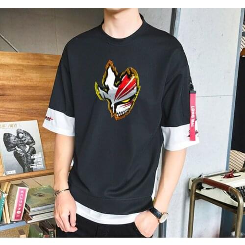 Anime Bleach T-shirt Unisex Manga Streetwear T-shirt Casual Short Sleeve Teenagers Cartoon t Shirt