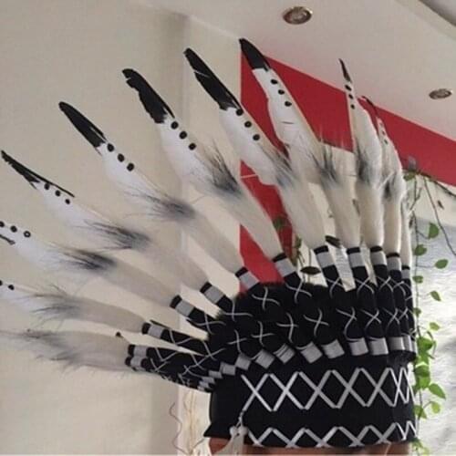 Ins Top Style Indian Chieftain Feather Headdress Childrens Party Hat Crown Headband Holiday Decoration Wonderful Surprise Gift