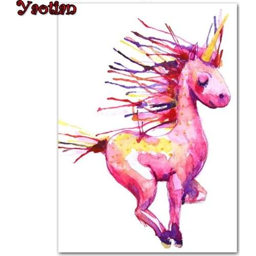Cartoon Unicorn Diamond Painting Full Square Resin Picture of rhinestones Diamond Embroidery Pattern Mosaic home decor