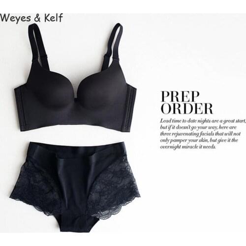 Women Bra Set Plus Size Underwear Lingerie Set Female Comfortable Wire Free Bra And Brief Sets Bralette Set