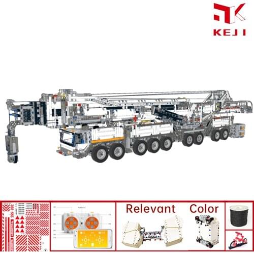 Power Mobile Crane Building MOC-20920 LTM11200 RC Technic Motor Kits Blocks Bricks Toys Boy Gifts