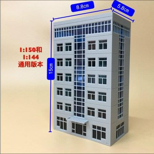 1/150 1/144 1/87n scale plastic assembled house building model for architecture sand table scene and ho N train layout