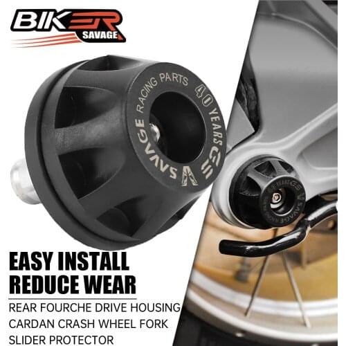 Motorcycle Accessories For BMW R1200GS R1250GS Rear Fourche Drive Housing Cardan Crash Wheel Fork Slider Protector Guard