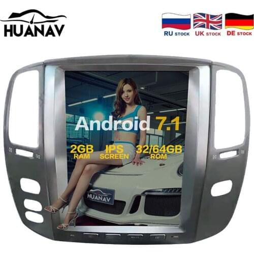 HUANVA Android 7.1 Multimedia no Car CD DVD Player GPS Navigation For Lexus LX470 Stereo Automedia Sat Nav Headunit Radio player
