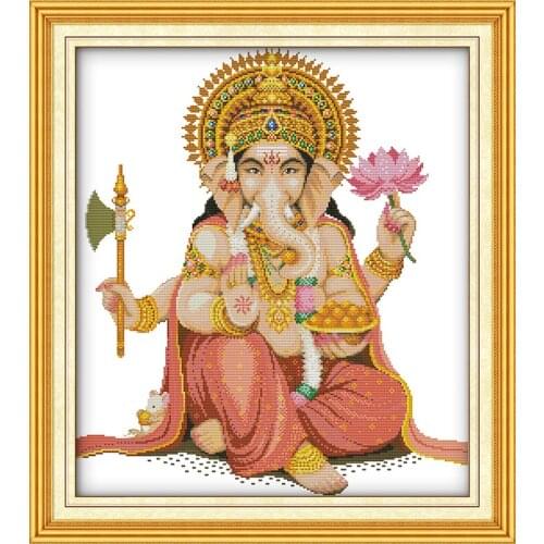 Trunk Kwan-yin cross stitch kit people 18ct 14ct 11ct count print canvas stitches embroidery DIY handmade needlework