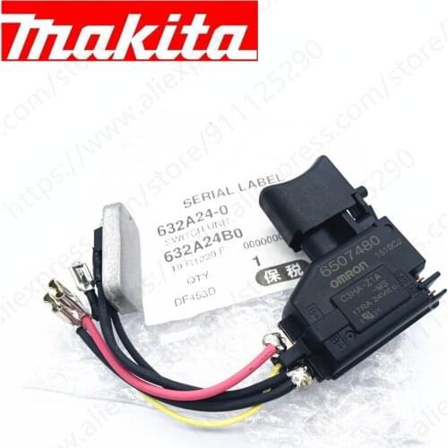 Switch for MAKITA DHP343 DDF343 BHP343 DHP453 DHP453RFE DDF453RFE DDF453 BHP453 BDF453 DF453D DHP343 BDF343 DHP453RFE