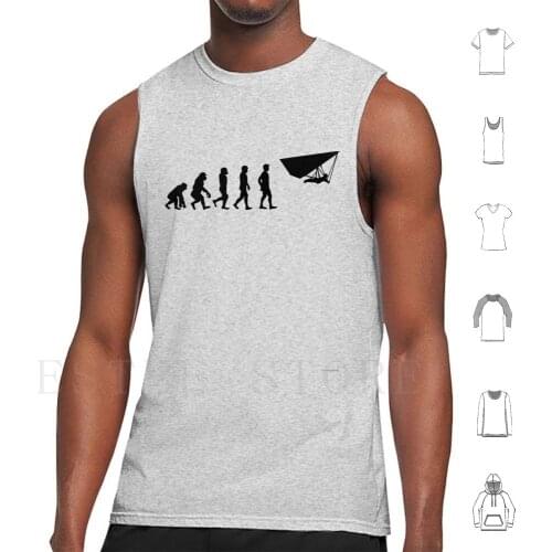 Hang Glider-Evolution Tank Tops Vest Sleeveless Hang Glider Fly Kites Skid Tandem Jump Glider Pilot Paragliders