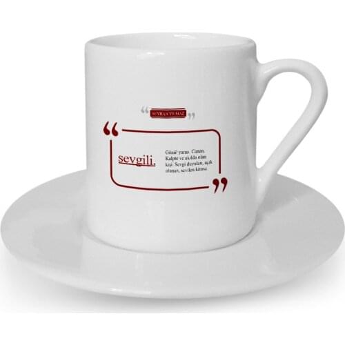 Personalized Custom Sweetheart Turkish coffee Cup-1