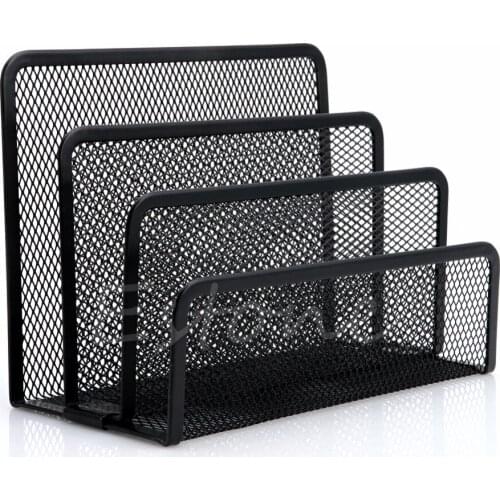 Mesh Letter Sorter Mail Document Tray Desk Office File Holder Organiser Business